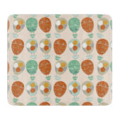 Whimsical Hot Air Ballons Schneidebrett (Vorderseite)