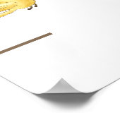 Whimsical Hot Air Balloon Growth Chart Poster (Ecke)