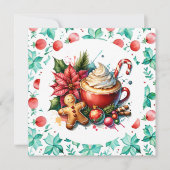 Whimsical Hot Cocoa und Candy Cane Weihnachten (Vorderseite)