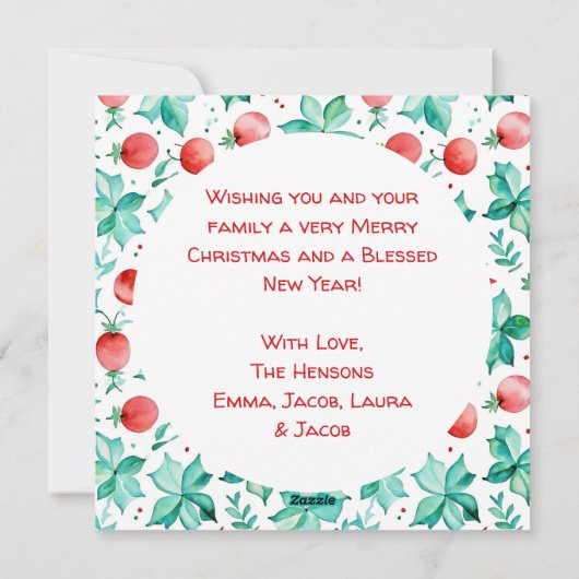 Whimsical Hot Cocoa und Candy Cane Weihnachten (Rückseite)