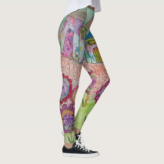 Whimsical Houses Leggings (Rechts)