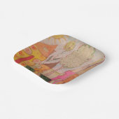 Whimsical Houses Pappteller (Gewinkelt)