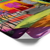 Whimsical Houses Poster (Ecke)