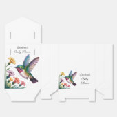 Whimsical Hummingbird Floral Baby Shower Geschenkschachtel (Ungefaltet)
