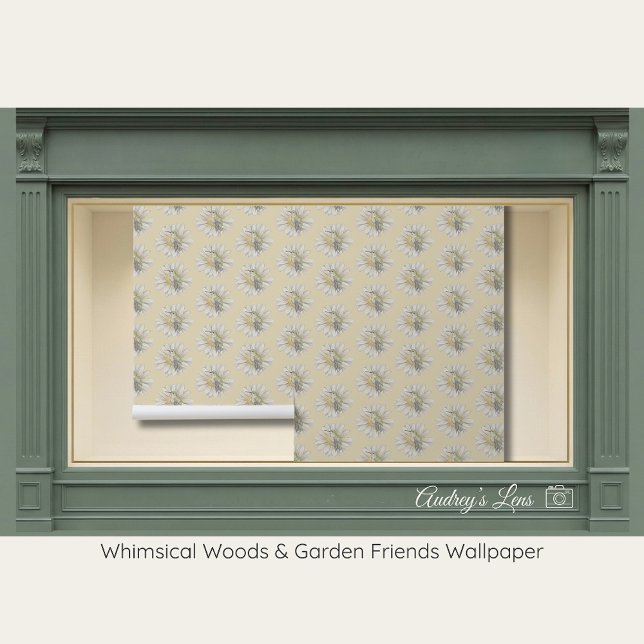 Whimsical Hummingbird & Spring Floral Nursery Tapete (Von Creator hochgeladen)