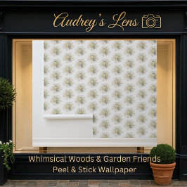 Whimsical Hummingbird & Spring Floral Nursery Tapete