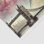 Whimsical Hummingbird Steampunk Flight Decoupage Seidenpapier (Ausschnitt)