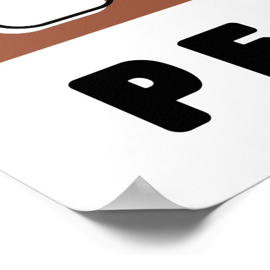 Whimsical Hunde willkommen Menschen toleriert Prin Poster (Ecke)