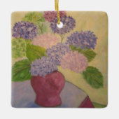 Whimsical Hydrangea Keramikornament (Vorderseite)