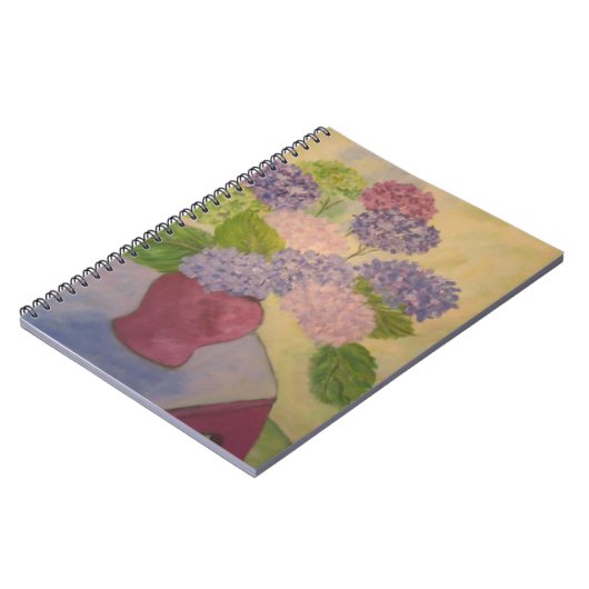 Whimsical Hydrangea Notizblock (Linke Seite)