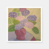 Whimsical Hydrangeas Serviette (Vorderseite)