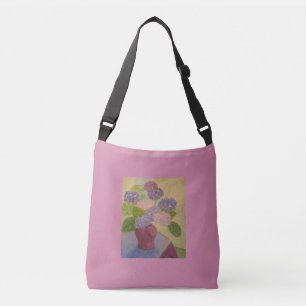Whimsical Hydrangeas Tragetaschen Mit Langen Trägern