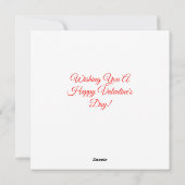 Whimsical Igel Blumenkochtopf Valentine Feiertagskarte (Rückseite)