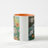 Whimsical Igel Family Picnicken im Garten Tasse (Zentrum)