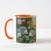 Whimsical Igel Family Picnicken im Garten Tasse (Links)