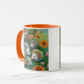 Whimsical Igel Family Picnicken im Garten Tasse (Vorderseite Links)