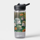 Whimsical Igel Family Picnicken im Garten Trinkflasche (Links)