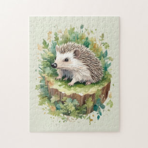 Whimsical Igel l Season: Frühjahr [A] Puzzle
