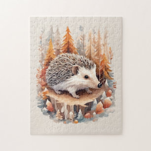 Whimsical Igel l Season : Herbst [A] Puzzle