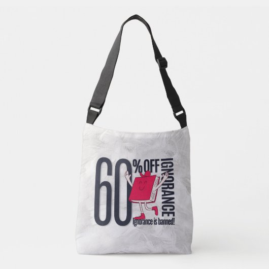 Whimsical Ignorance Is Banned Educational Tragetaschen Mit Langen Trägern (Vorderseite)