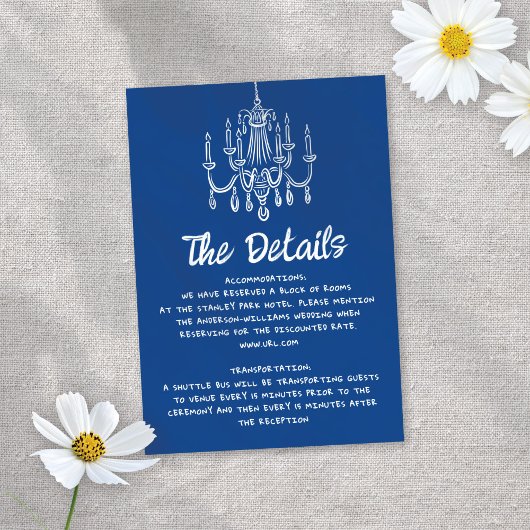 Whimsical Illustriert Hand gezeichnet Fun Wedding Begleitkarte