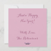 Whimsical Impressionistischer Weihnachtsbaum Feiertagskarte (Rückseite)