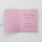 Whimsical Impressionistischer Weihnachtsbaum Feiertagskarte (Innenseite)