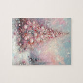 Whimsical Impressionistischer Weihnachtsbaum Puzzle (Horizontal)