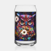 Whimsical Impressionistisches Bläschengemälde Dosenglas (Vorderseite)