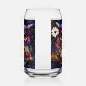 Whimsical Impressionistisches Bläschengemälde Dosenglas (Rechts)