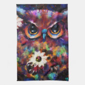 Whimsical Impressionistisches Bläschengemälde Geschirrtuch (Vertikal)