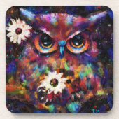 Whimsical Impressionistisches Bläschengemälde Getränkeuntersetzer (Vorderseite)