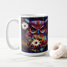 Whimsical Impressionistisches Bläschengemälde Kaffeetasse