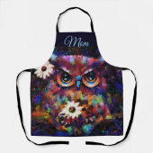 Whimsical Impressionistisches Bläschengemälde Schürze (Vorderseite)
