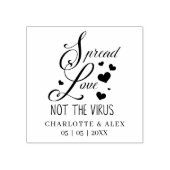Whimsical Inspirational Quote Wedding Sanitizing Gummistempel (Prägung)