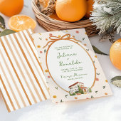Whimsical Italian Citrus Wedding Einladung