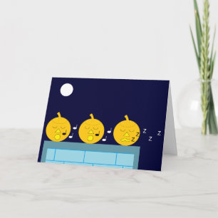 Whimsical Jack-o'-Lanterns: Leeres Halloween Karte