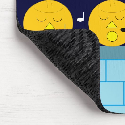 Whimsical Jack-o'-Lanterns: Mousepad (Ecke)