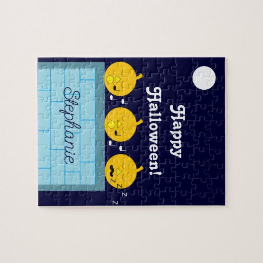 Whimsical Jack-o'-Lanterns Puzzle (Horizontal)