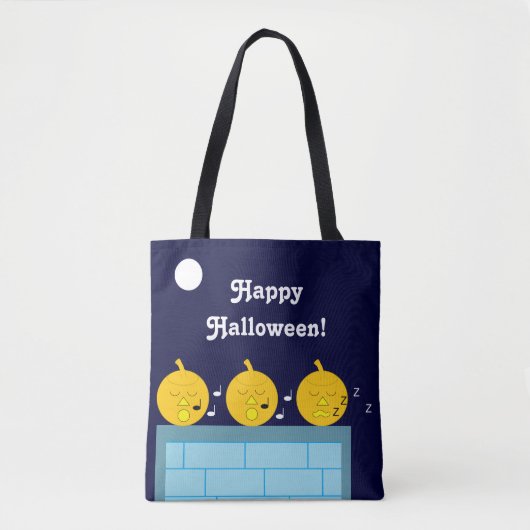 Whimsical Jack-o'-Lanterns: Tasche (Vorderseite)