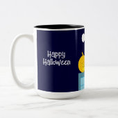 Whimsical Jack-o'-Lanterns: Zweifarbige Tasse (Links)