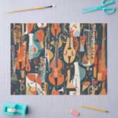 Whimsical Jazz Vibes Seidenpapier (Basteln)