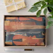 Whimsical Jazz Vibes Seidenpapier (Geschenk)