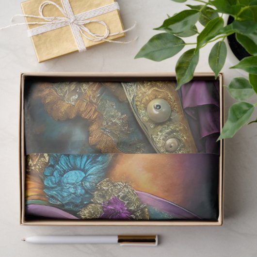 Whimsical Jester Decoupage Seidenpapier (Geschenk)