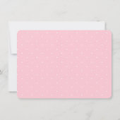 Whimsical Jigsaw Bunny Girl Babydusche Einladung (Rückseite)