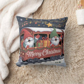 Whimsical Jolly Gnomes Musical Express Kissen (Decke)