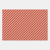 Whimsical Joy to The World Classic Poinsettias Geschenkpapier Set (Vorderseite 2)