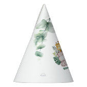 Whimsical Jungle Safari Animal Birthday Partyhütchen (Links)