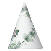 Whimsical Jungle Safari Animal Birthday Partyhütchen (Rechts)