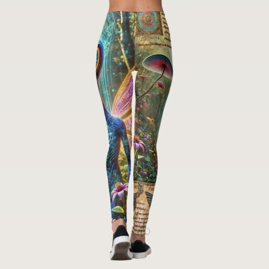 Whimsical Junk Journal Leggings (Rückseite)